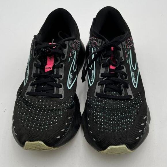 Brooks Glycerin 20 Womens Size 9 Running Shoes Black Pink Teal 1203691B005 - Picture 8 of 14